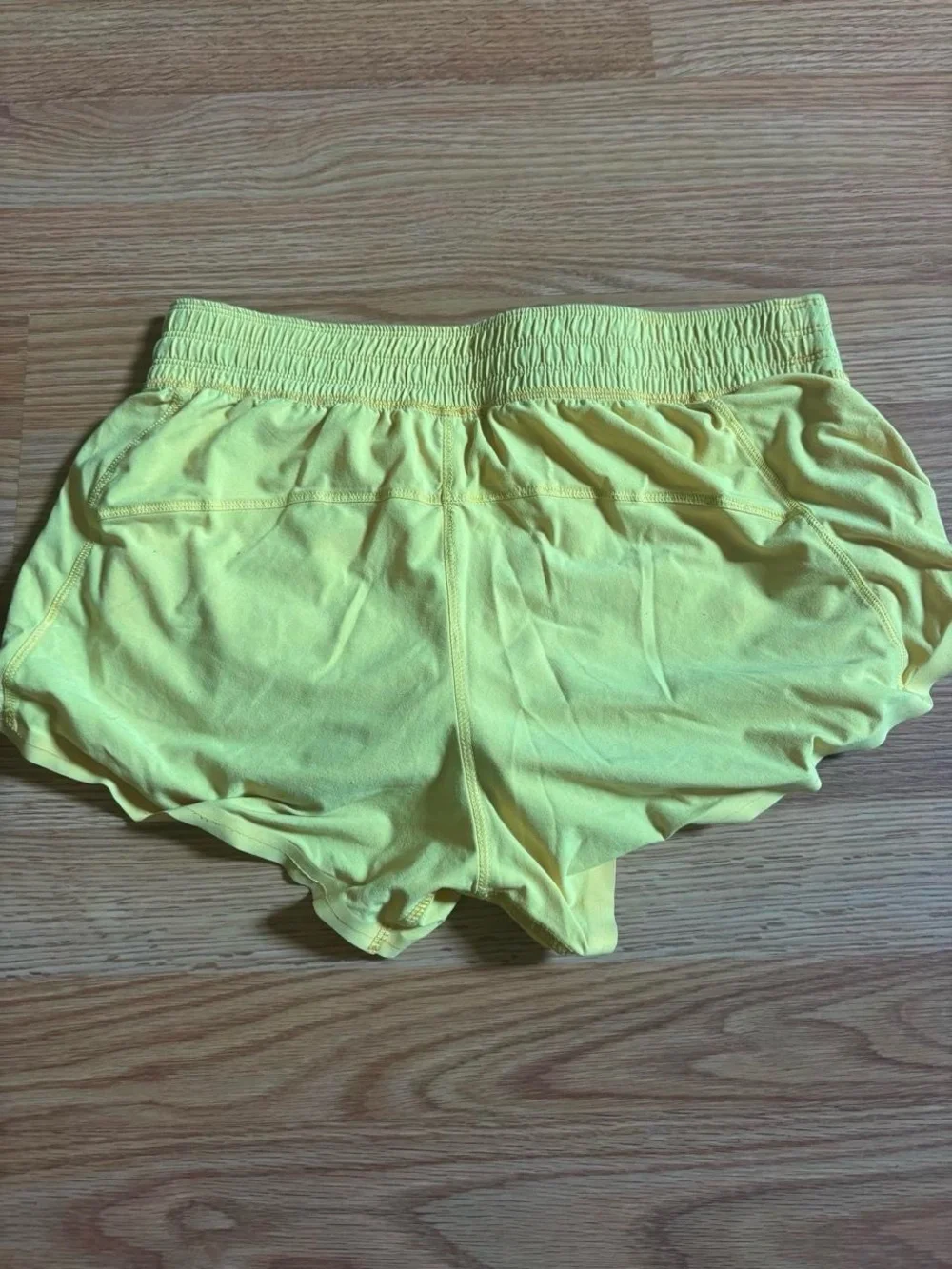 lululemon athletica Yellow Athletic Shorts